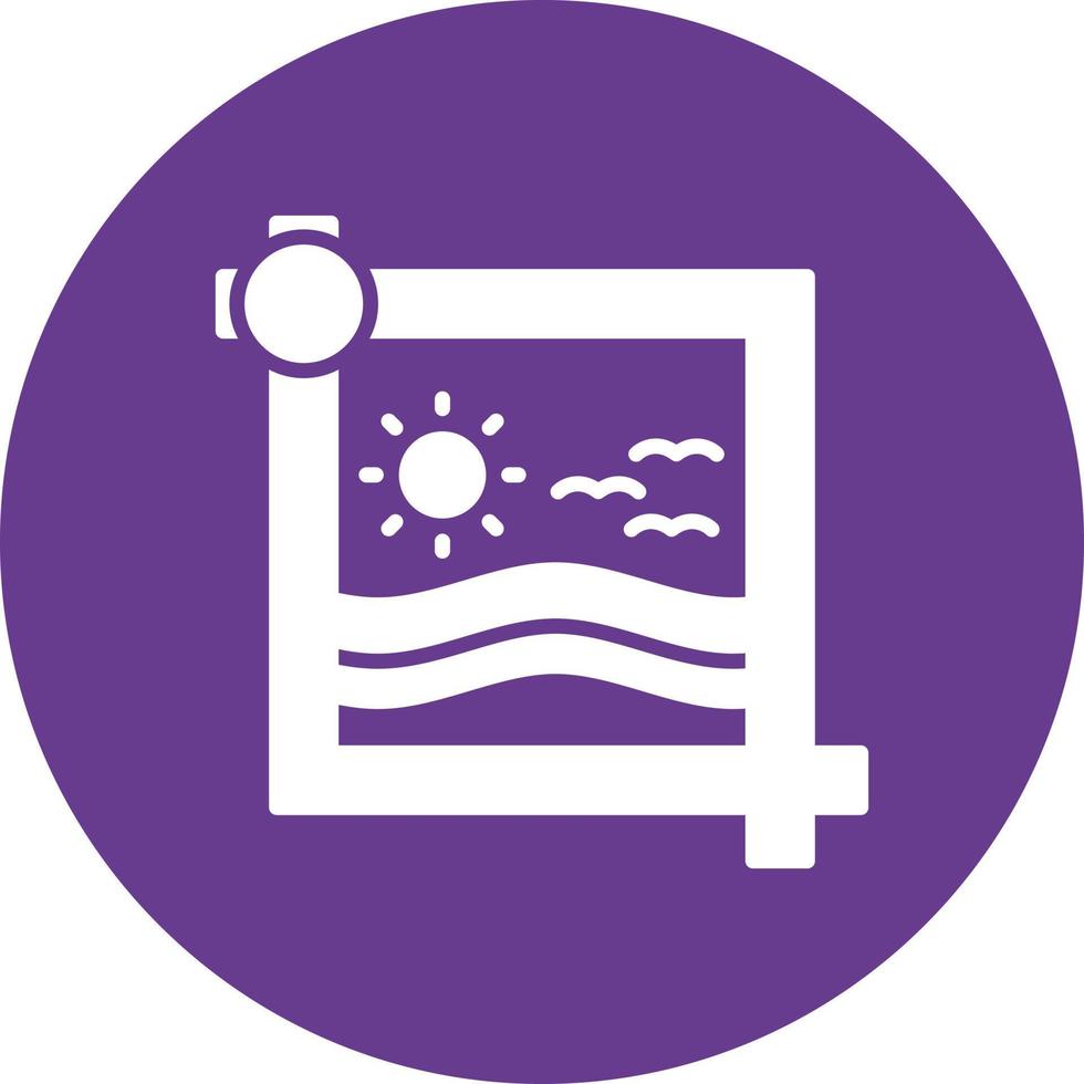 Crop Creative Icon Design vector
