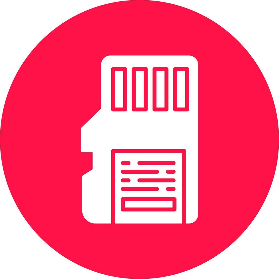 Sd Card Creative Icon Design vector