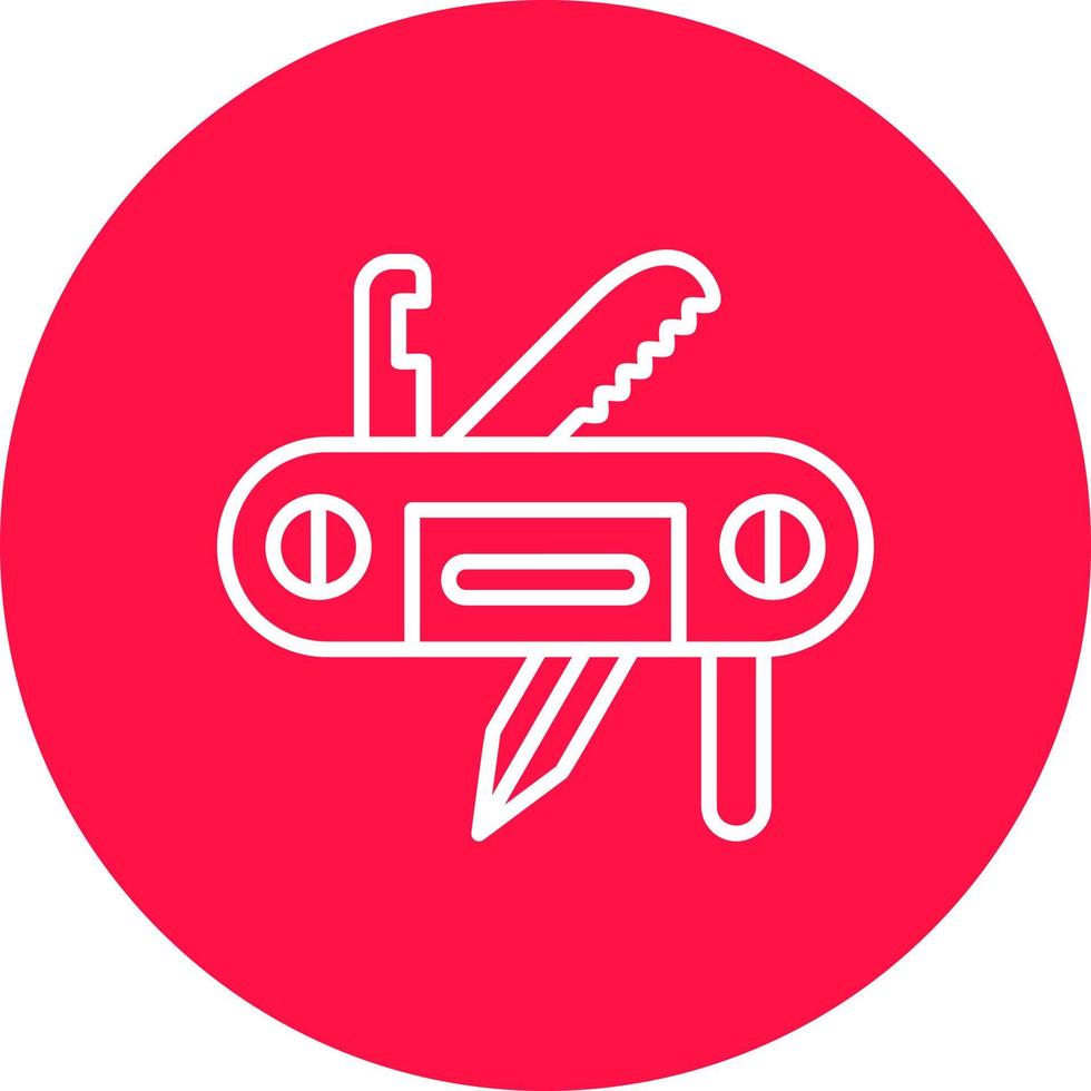 Swiss Army Knife Creative Icon Design vector