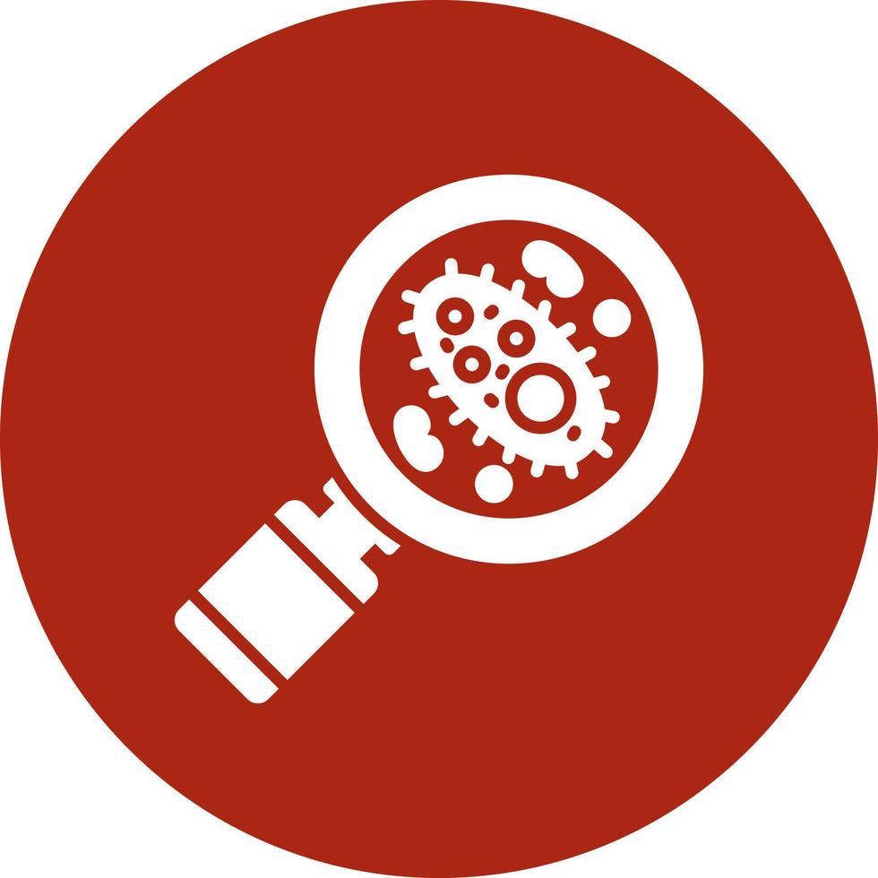 Bacteria Creative Icon Design vector