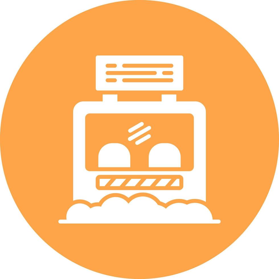Ticket Box Creative Icon Design vector