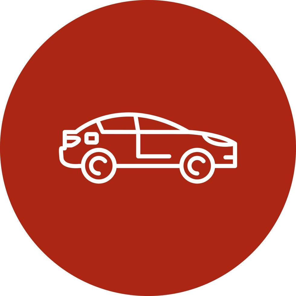 Sedan Creative Icon Design vector