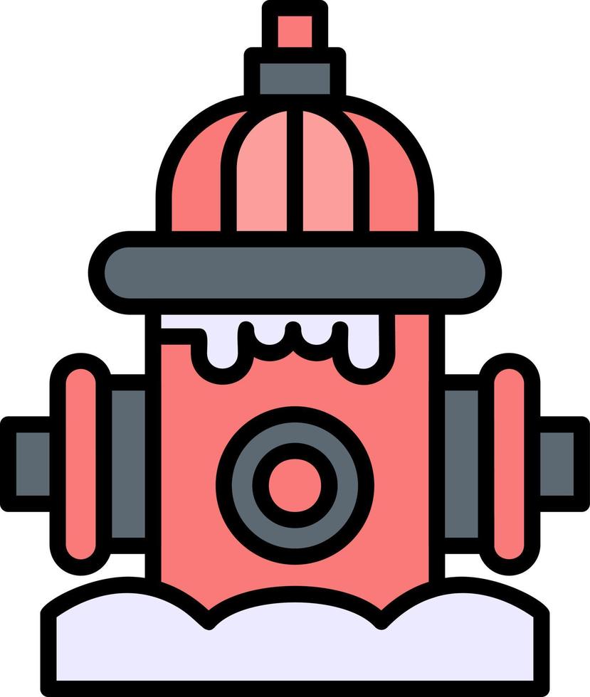 Fire Hydrant Creative Icon Design vector