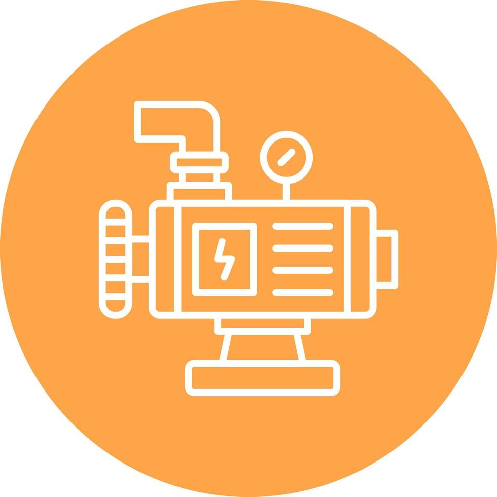 Water Pump Creative Icon Design vector