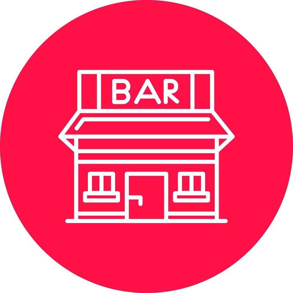 Bar Creative Icon Design vector