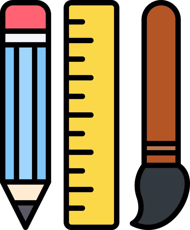 Stationery Creative Icon Design vector