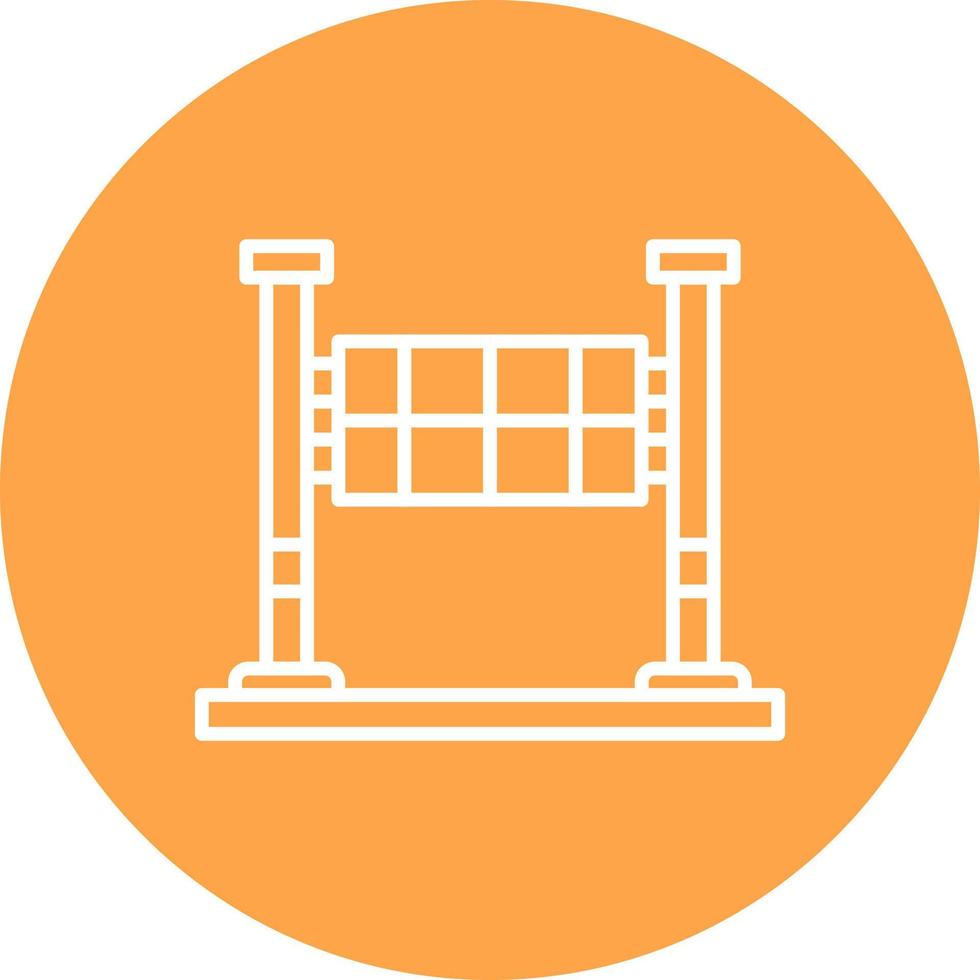 Finish Line Creative Icon Design vector