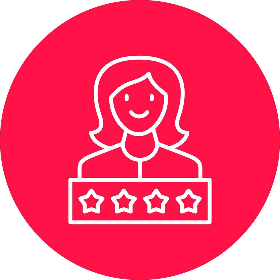 Customer Satisfaction Creative Icon Design vector