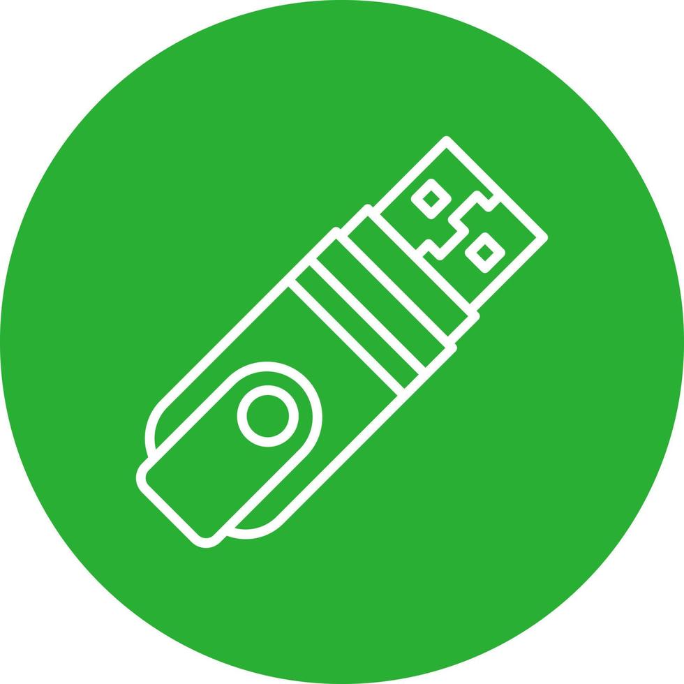 Usb Flash Drive Creative Icon Design vector