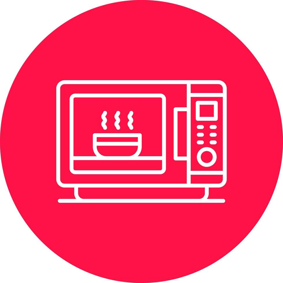 Microwave Creative Icon Design vector