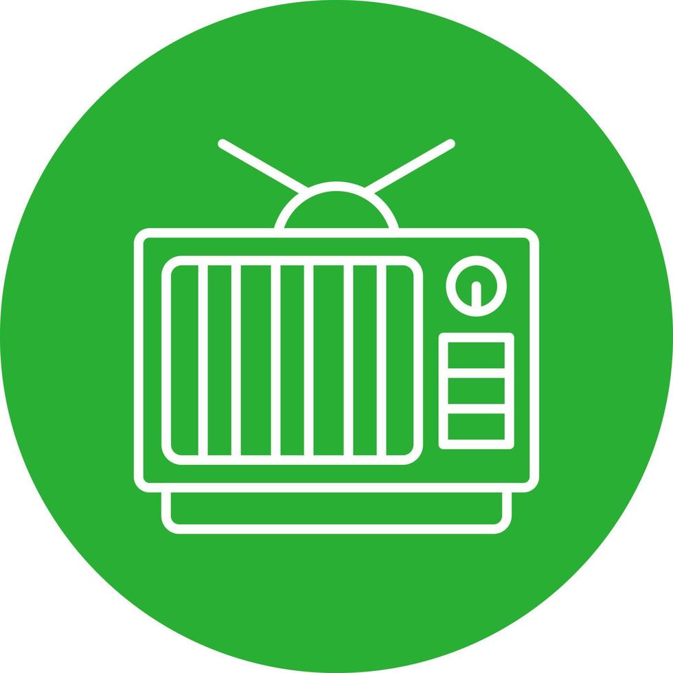 Tv Creative Icon Design vector