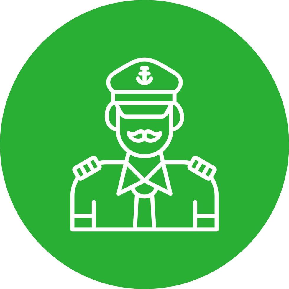 Captain Creative Icon Design vector