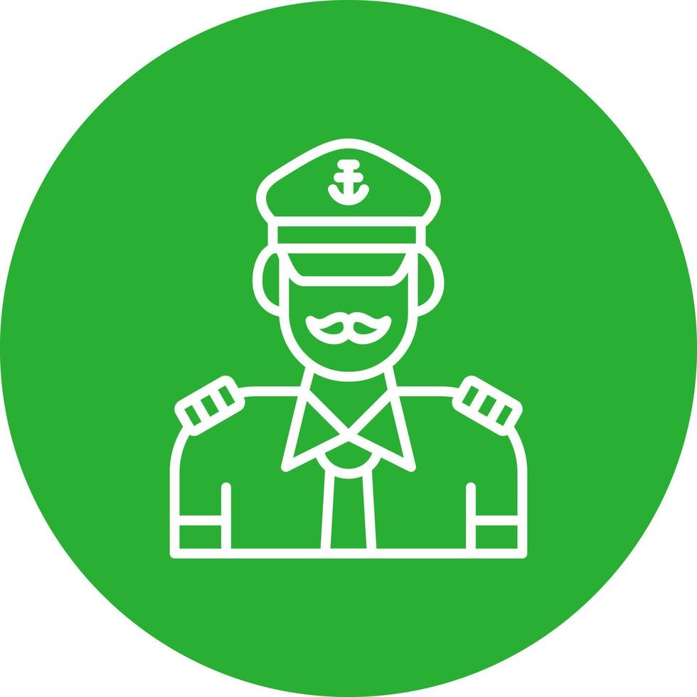 Captain Creative Icon Design vector