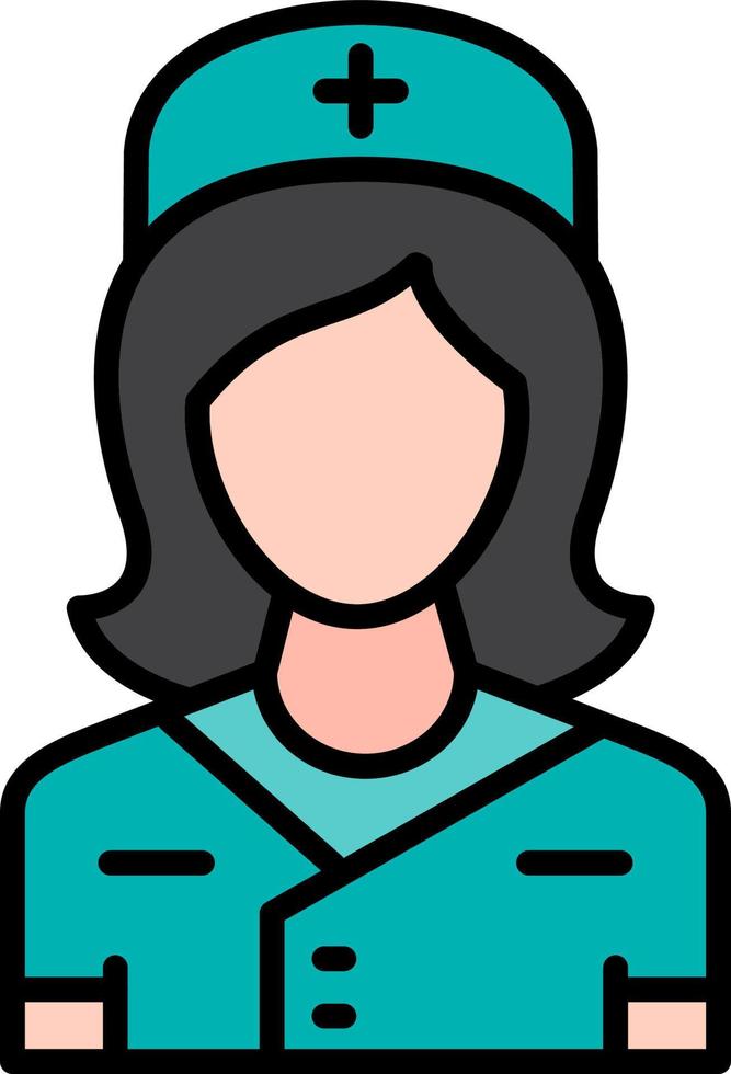 Nurse Creative Icon Design vector