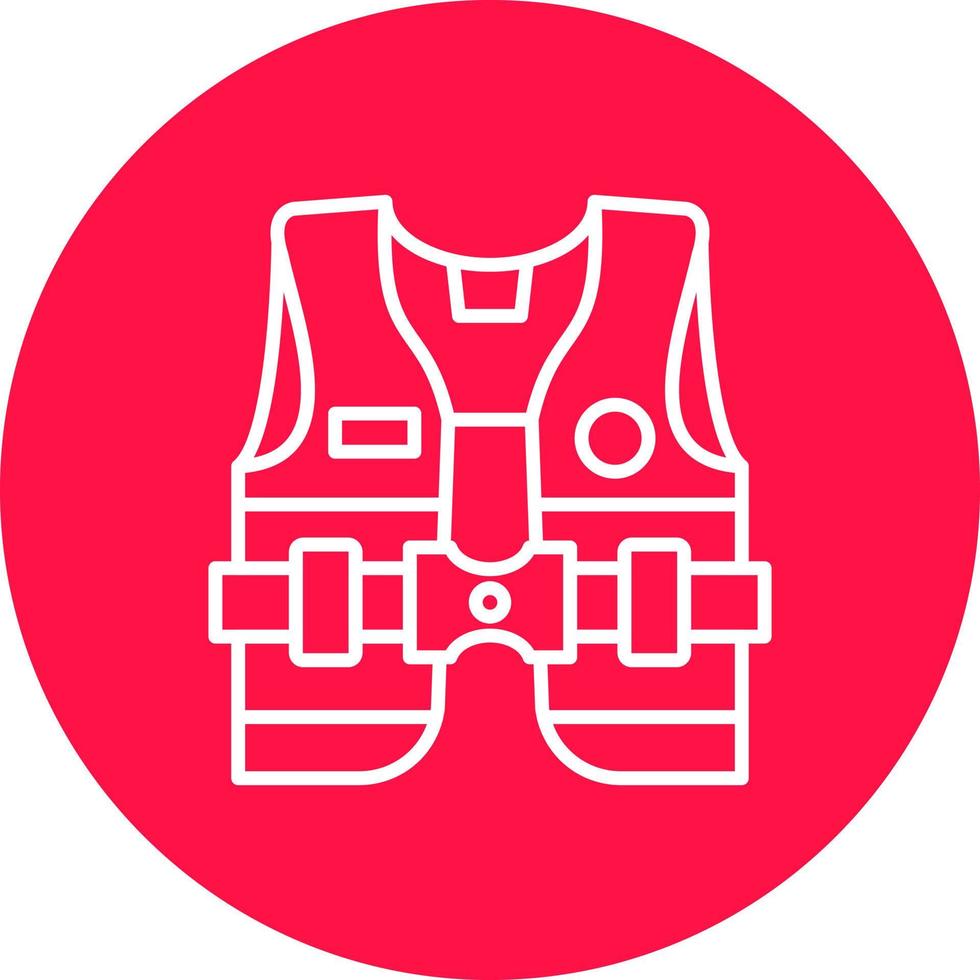 Life Jacket Creative Icon Design vector