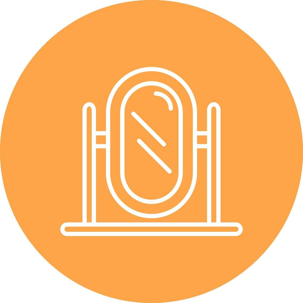 Mirror Creative Icon Design vector