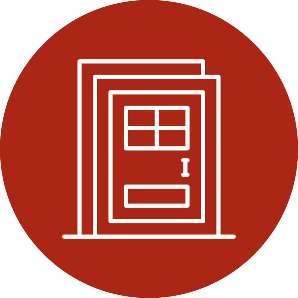 Door Creative Icon Design vector