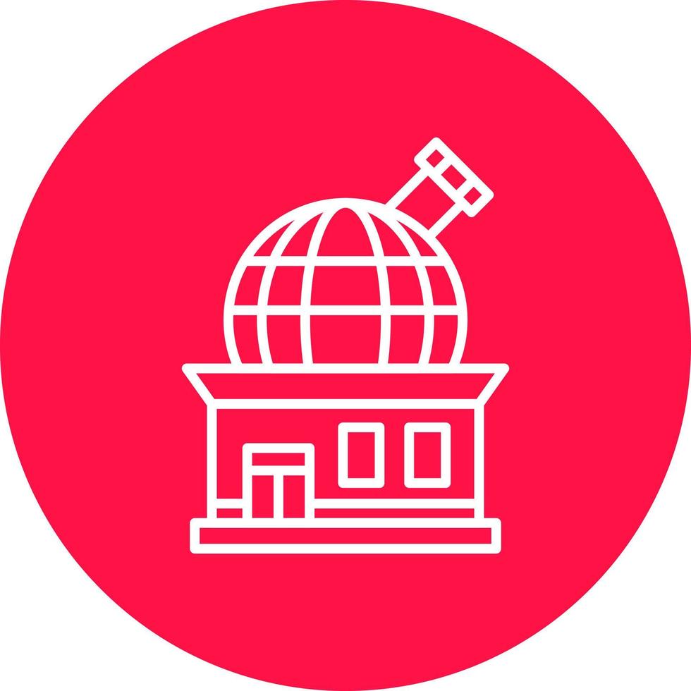 Observatory Creative Icon Design vector