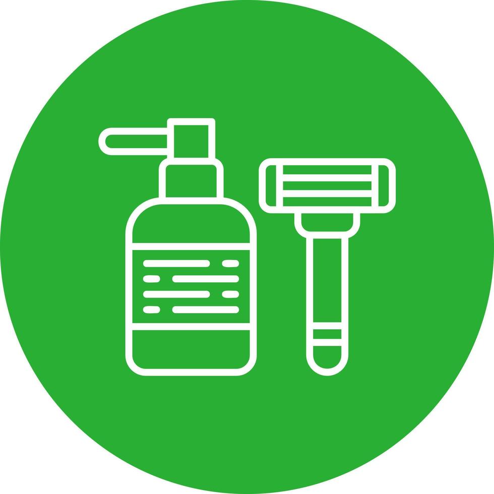 Shaving Creative Icon Design vector