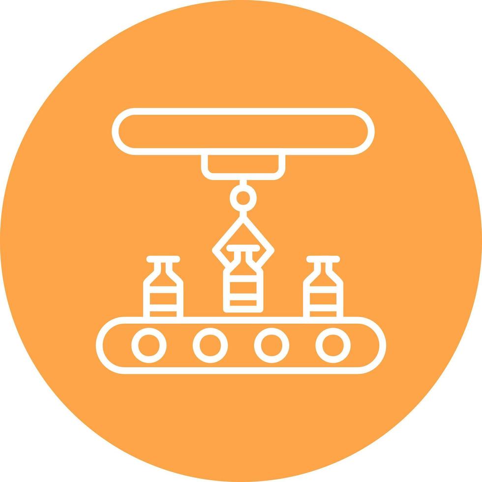 Conveyor Belt Creative Icon Design vector