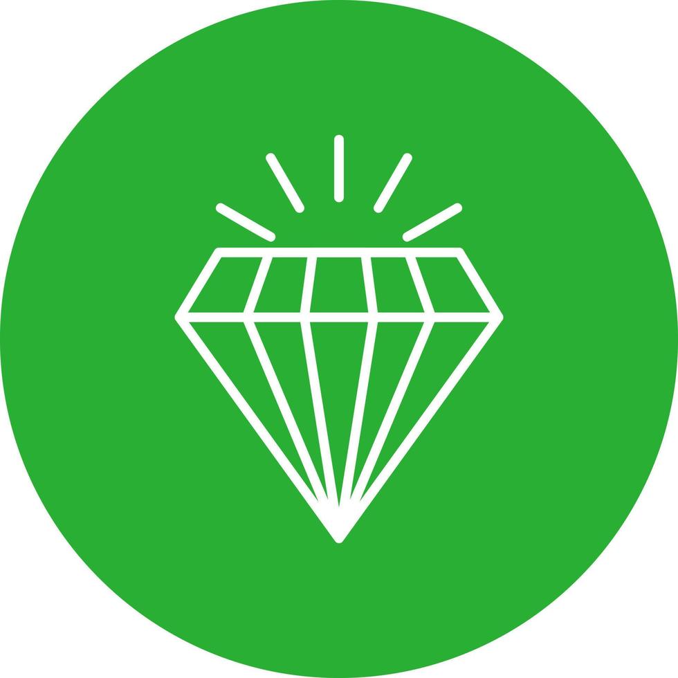 Diamond Creative Icon Design vector