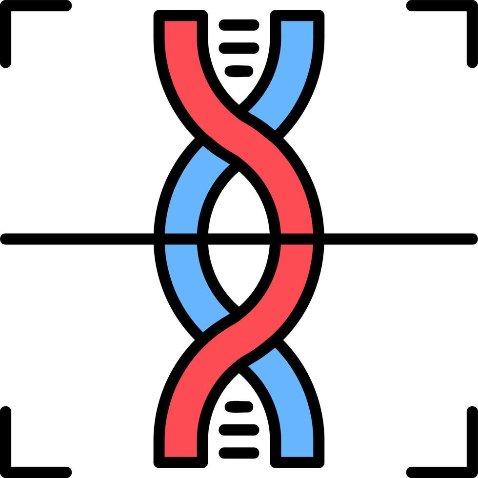 Dna Creative Icon Design vector