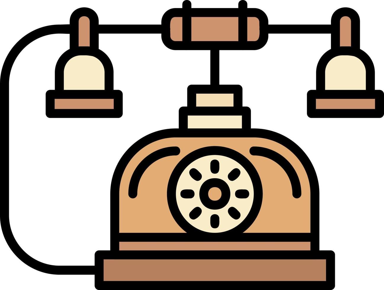 Telephone Creative Icon Design vector