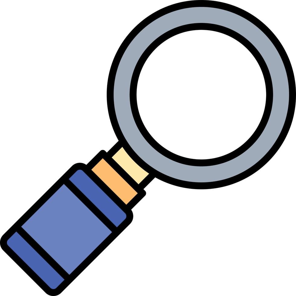 Magnifying Glass Creative Icon Design vector