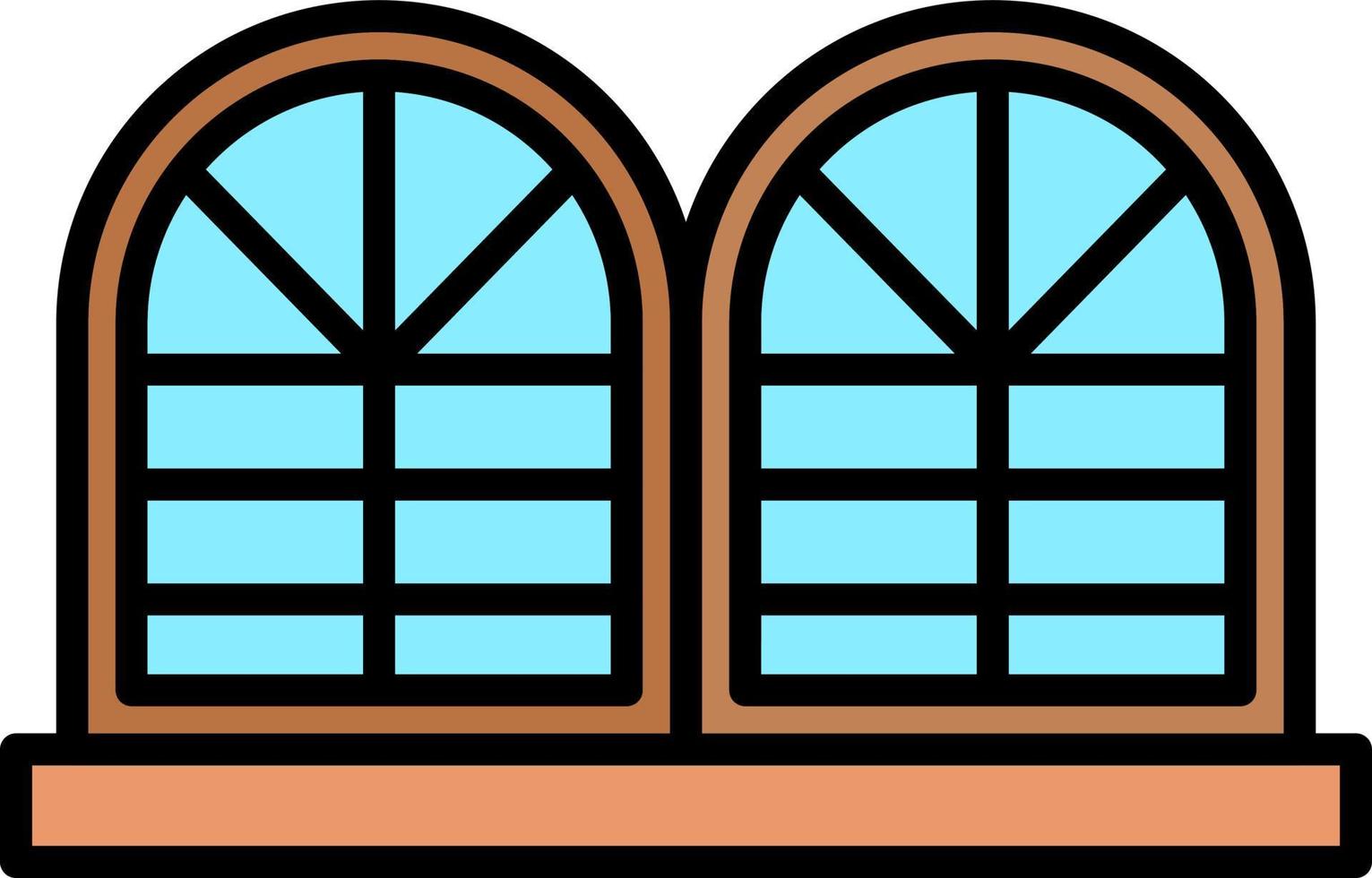 Window Creative Icon Design vector