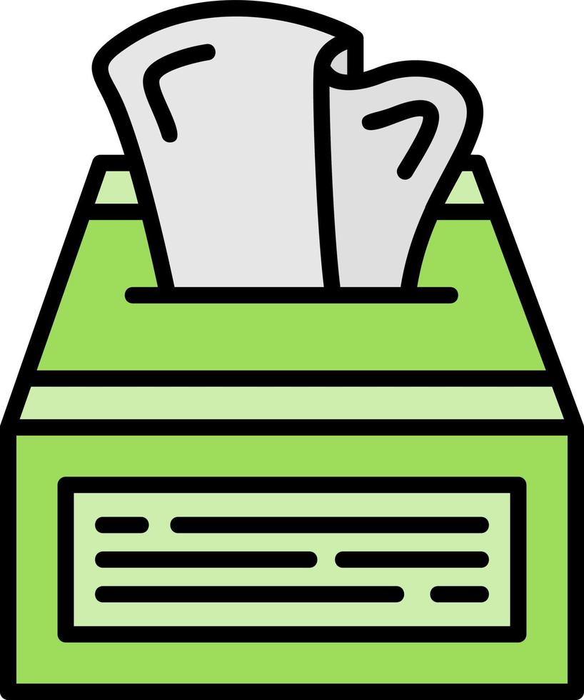 Tissue Box Creative Icon Design vector