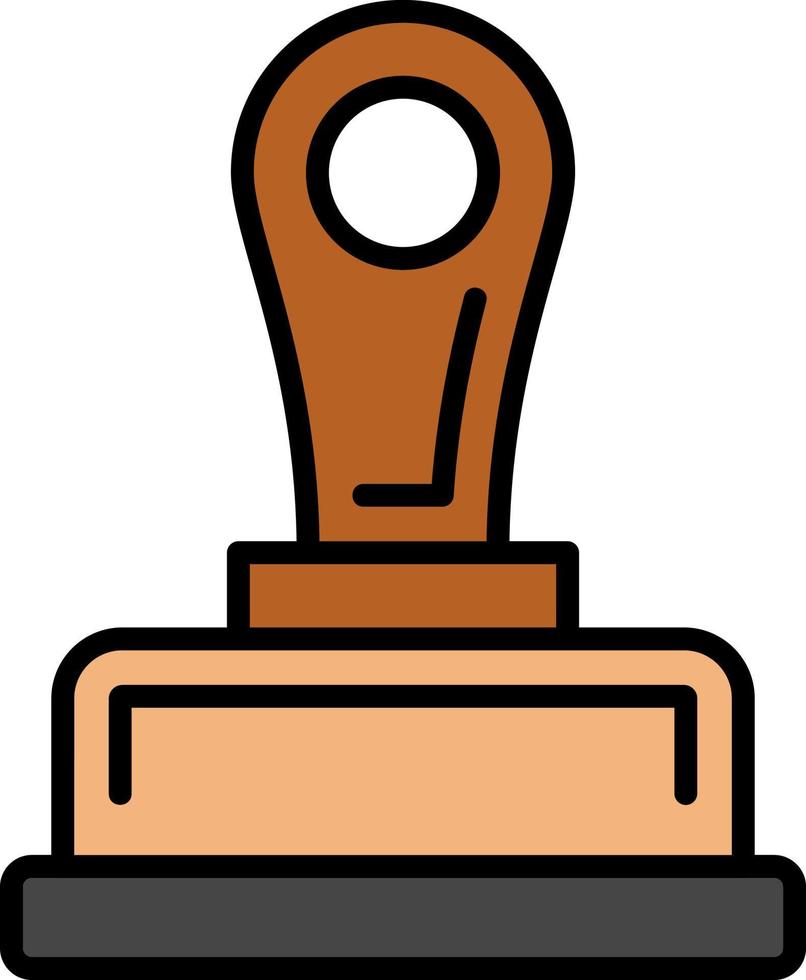 Stamp Creative Icon Design vector