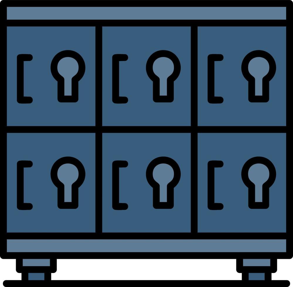 Office Locker Creative Icon Design vector
