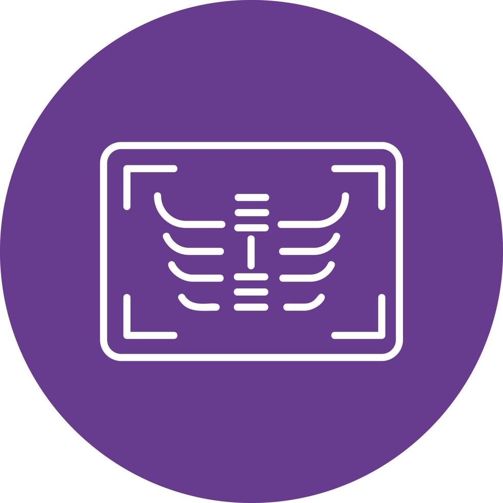 X Ray Creative Icon Design vector