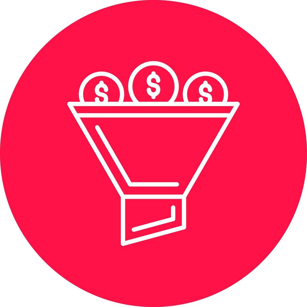 Funnel Creative Icon Design vector