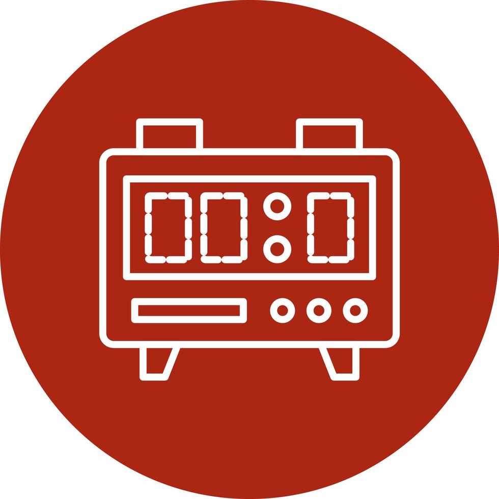 Digital Stopwatch Creative Icon Design vector