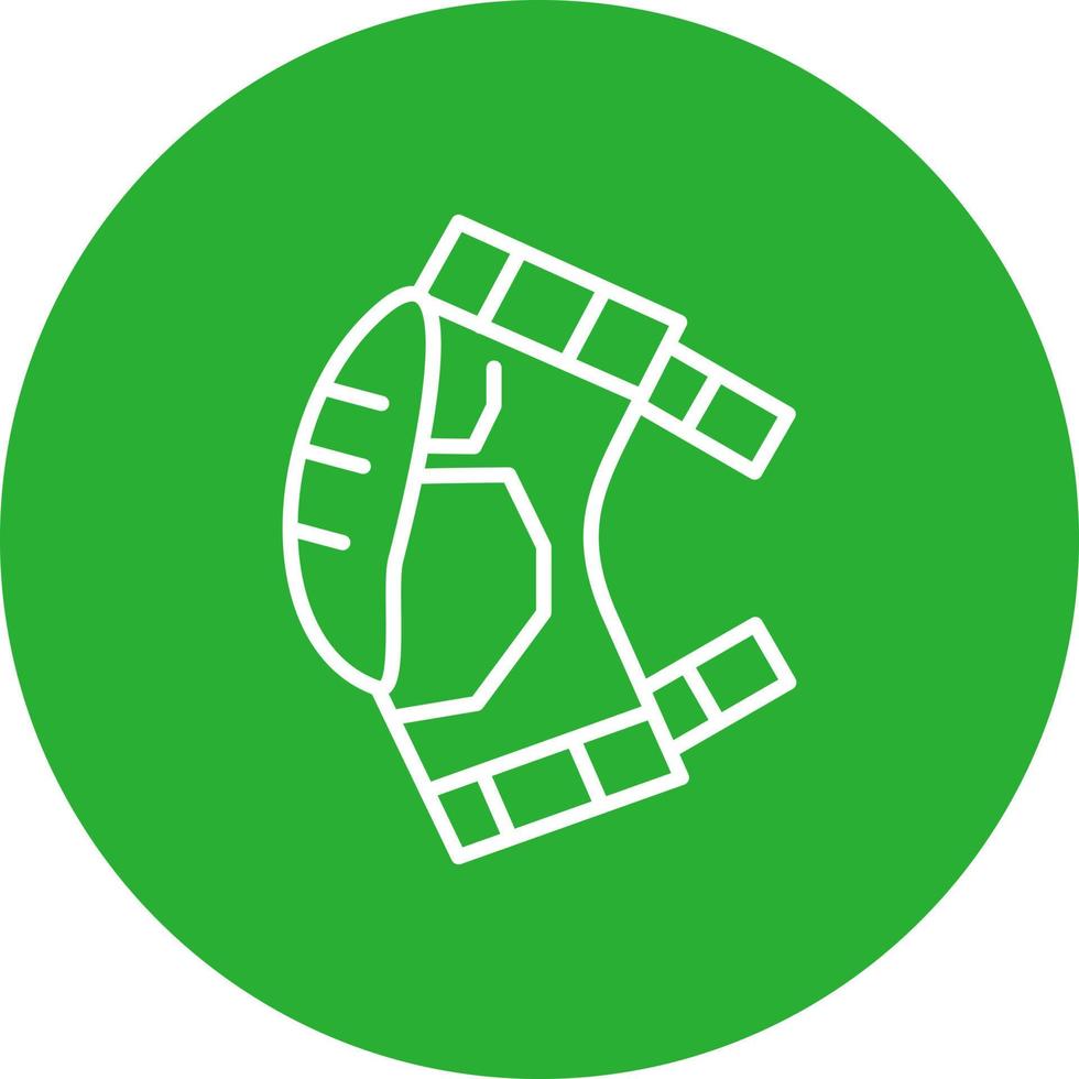 Kneepad Creative Icon Design vector