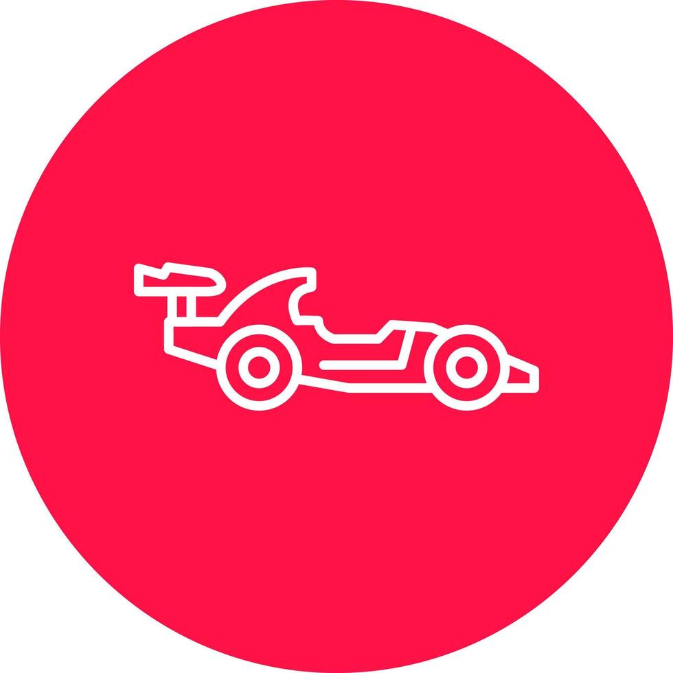 diseño de icono creativo f1 vector