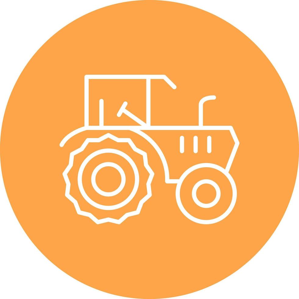 Tractor Creative Icon Design vector