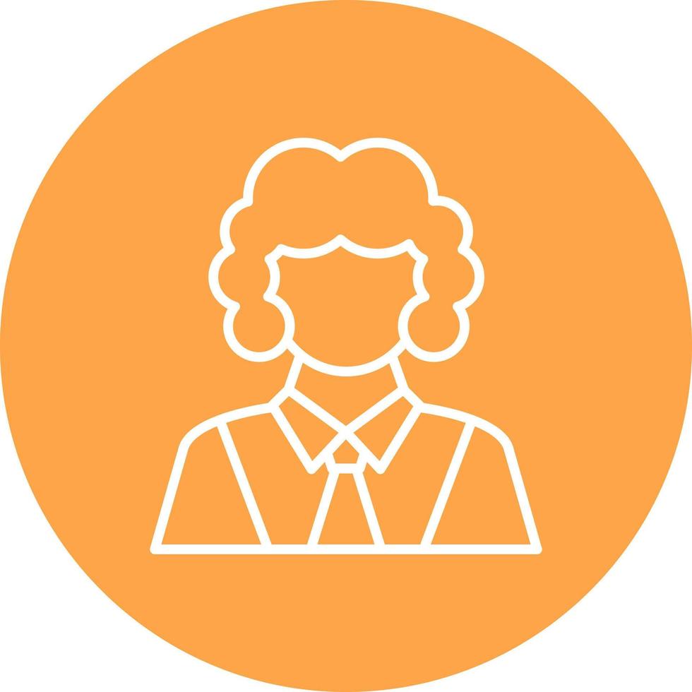 Judge Creative Icon Design vector