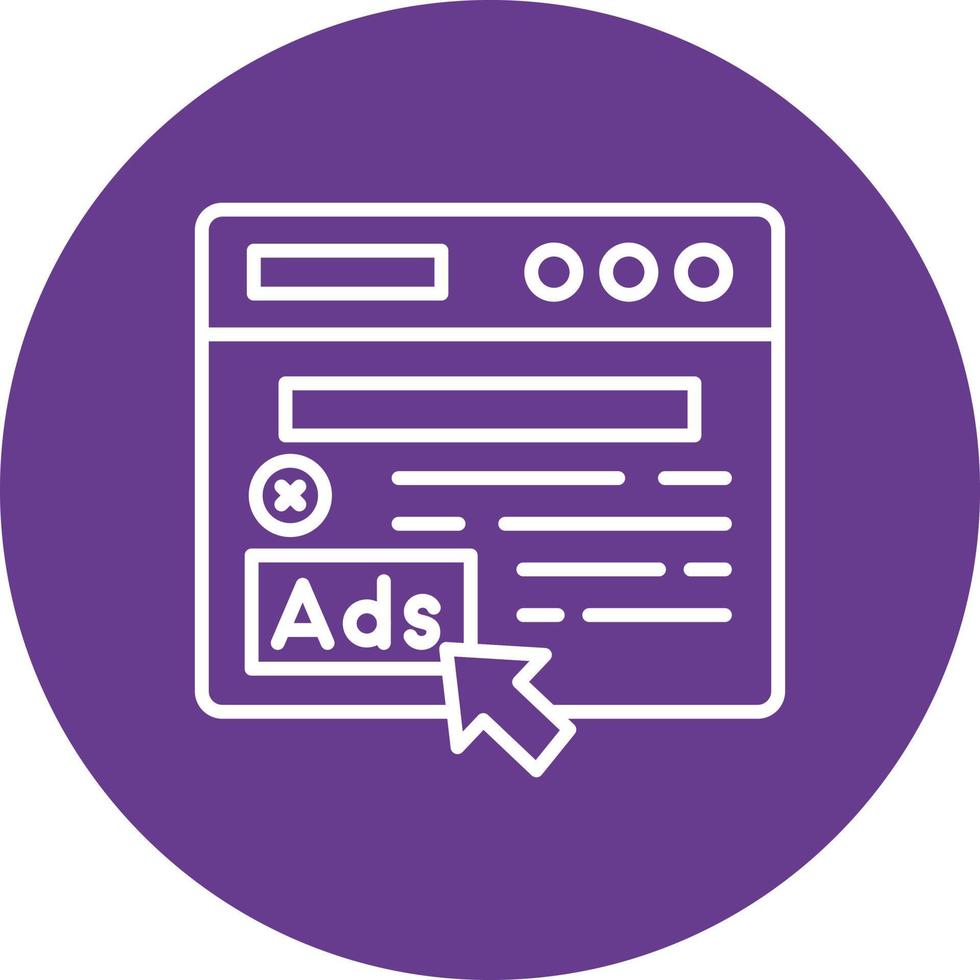 Advertising Creative Icon Design vector