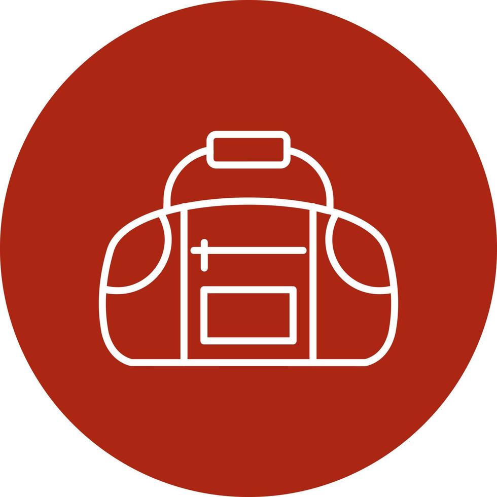 diseño de icono creativo de bolsa de deporte vector