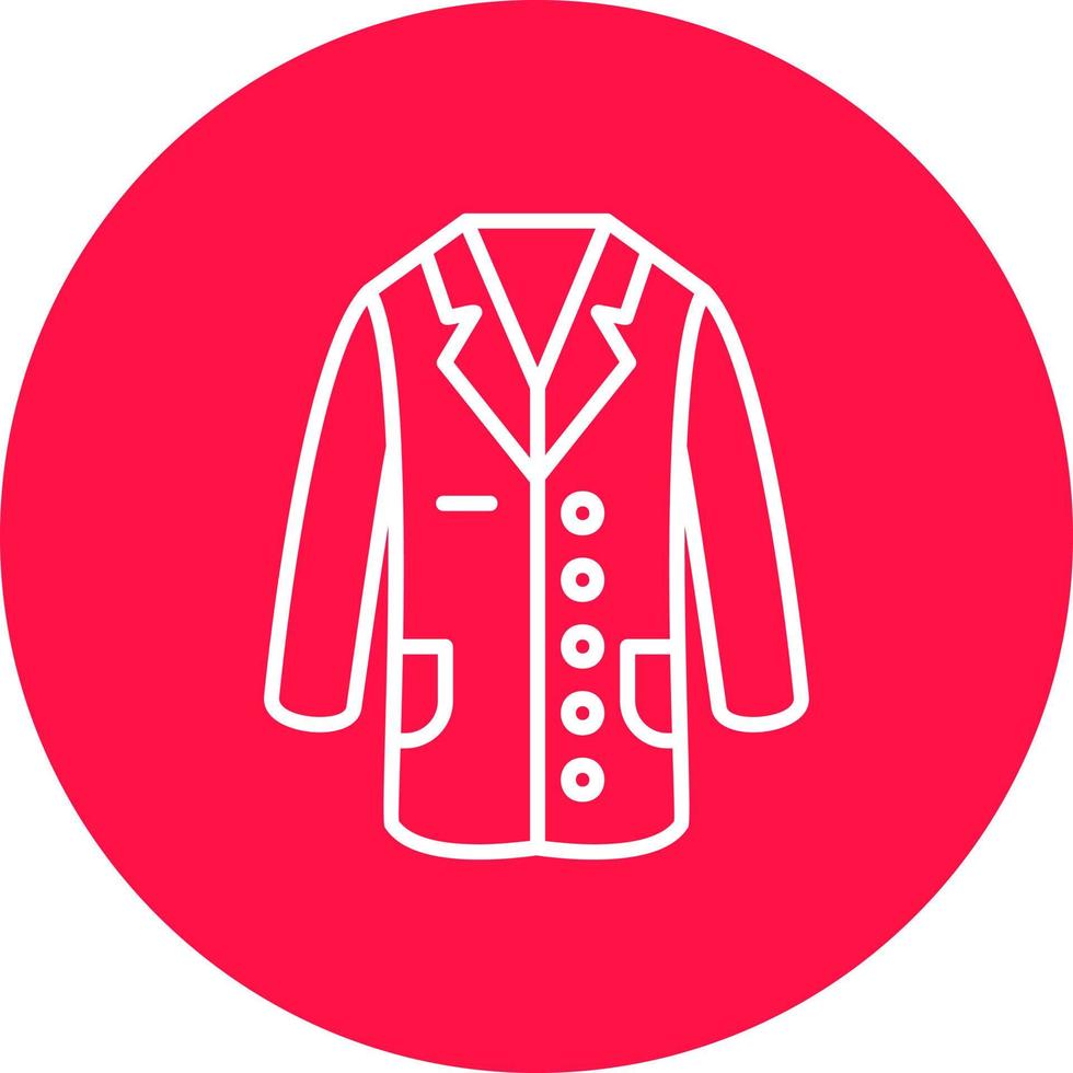 Lab Coat Creative Icon Design vector