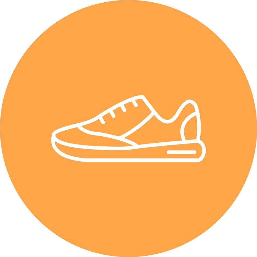 diseño de icono creativo de zapatillas vector