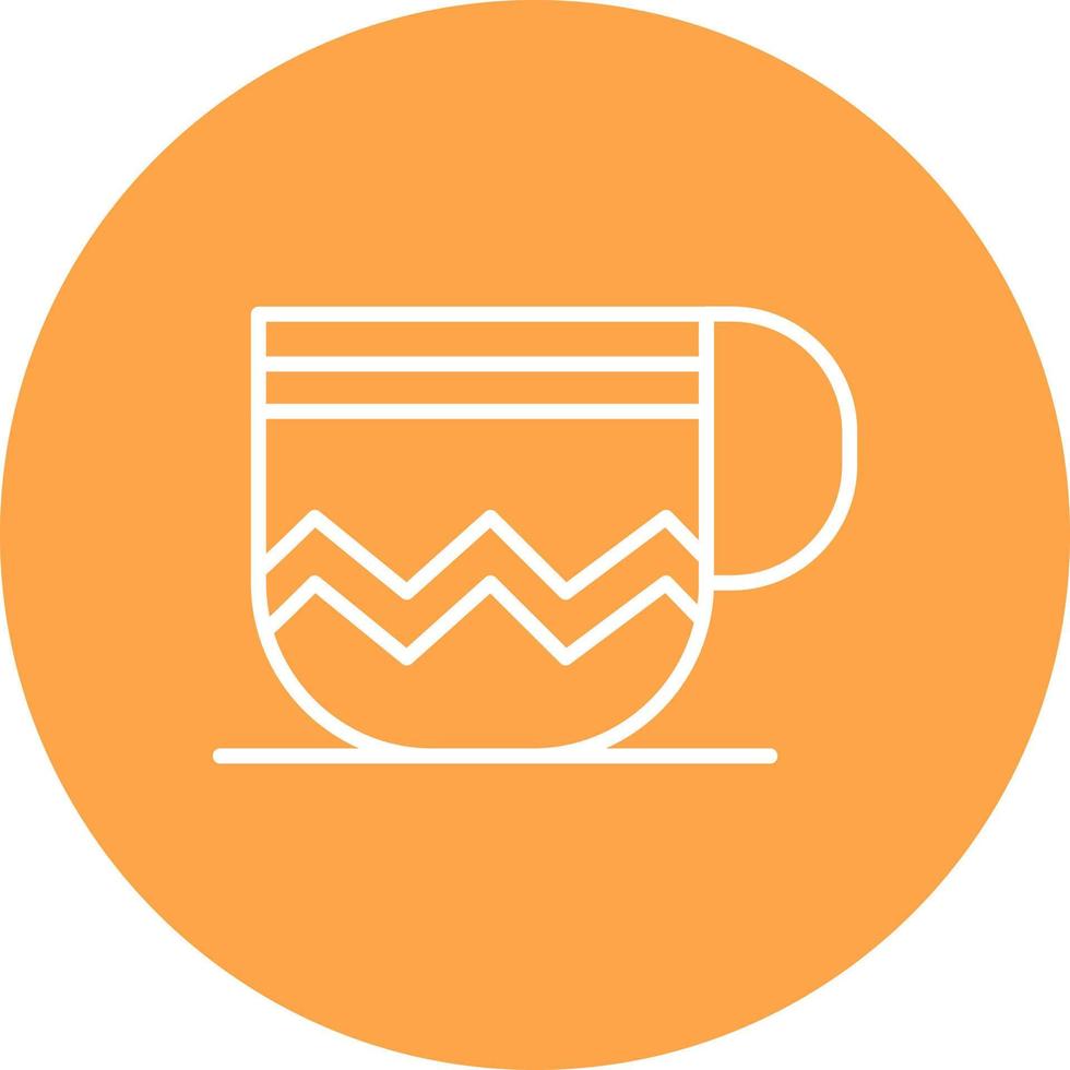 taza de diseño de icono creativo vector