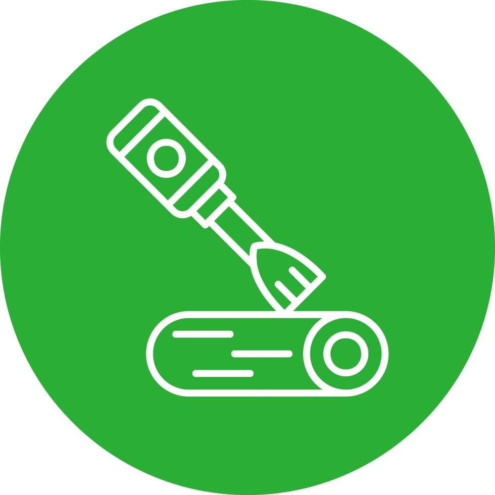 Wood Carvingr Creative Icon Design vector