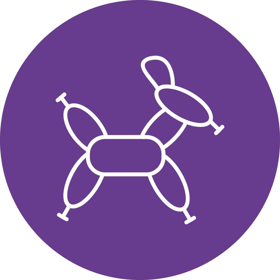 Balloon Modelling Creative Icon Design vector