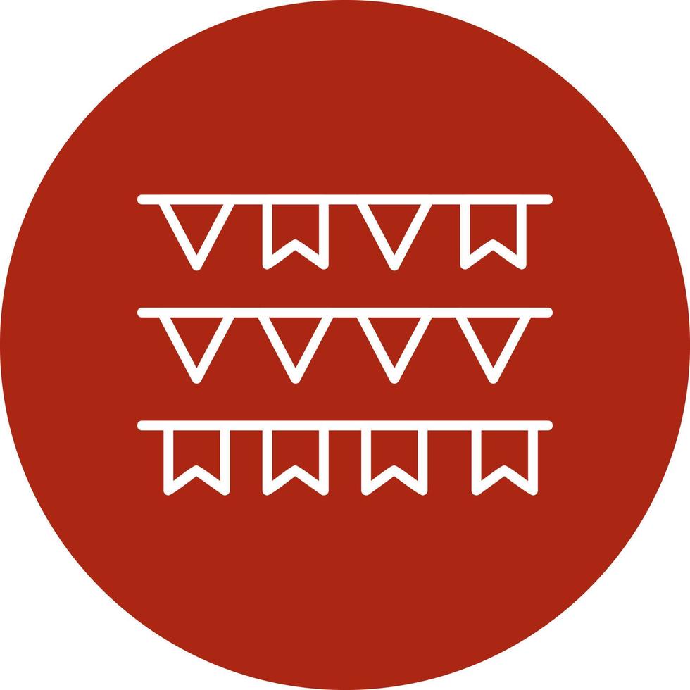 Pennant Creative Icon Design vector