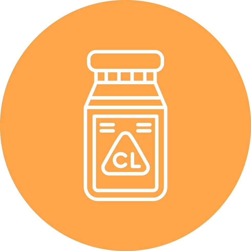 Chlorine Creative Icon Design vector