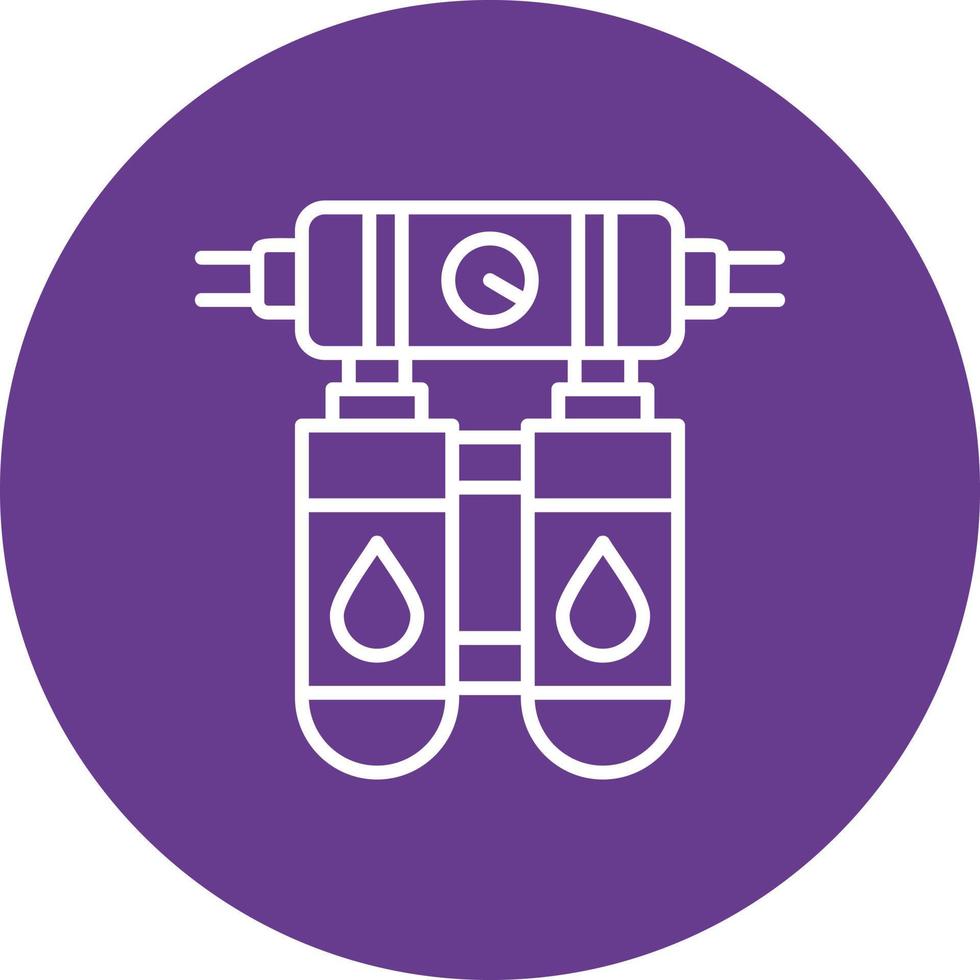 Water Filter Creative Icon Design vector