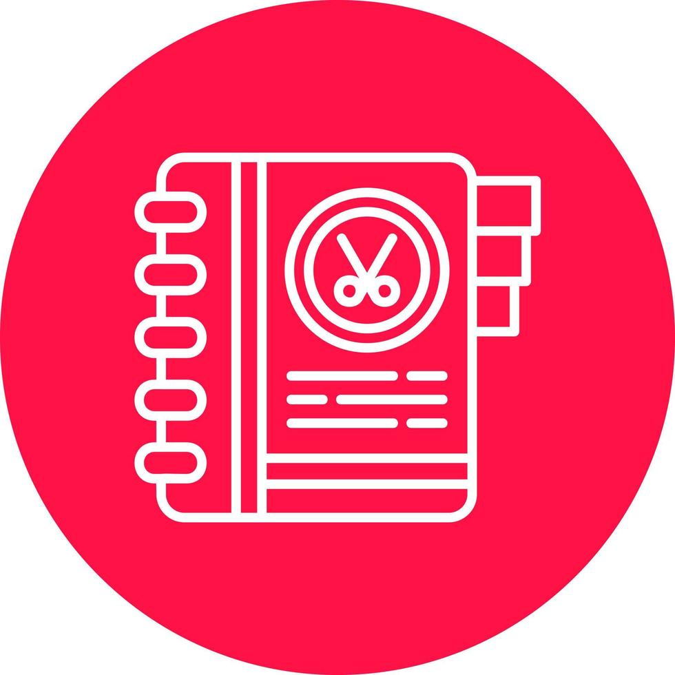 Agenda Creative Icon Design vector